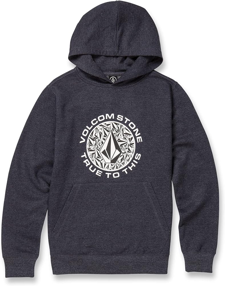 Volcom Boy's Pullover (Big Kids) Navy Heather MD (10 Years)