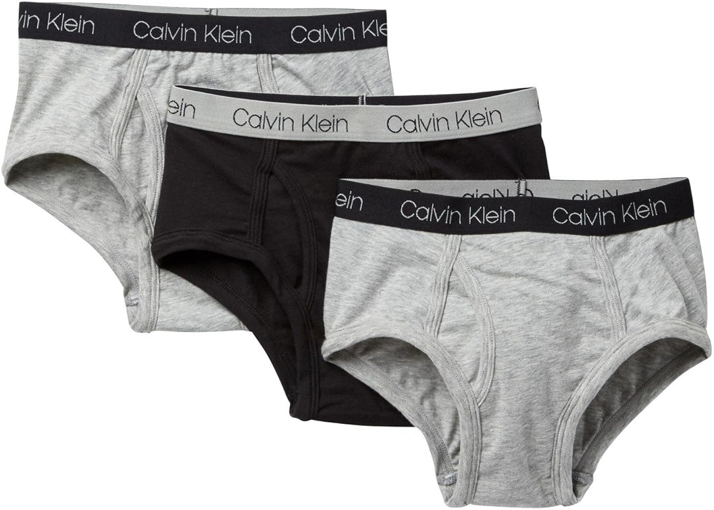 Calvin Klein Boys' Assorted 3 Pack Briefs