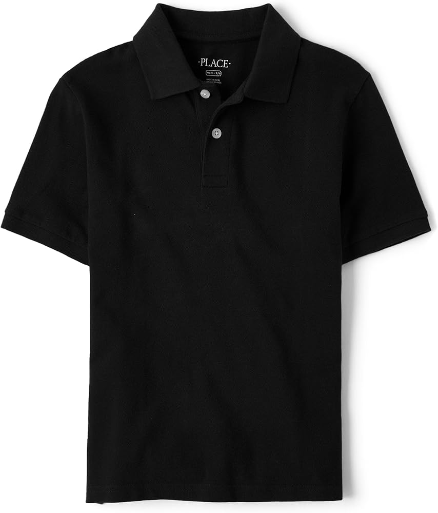 The Children's Place boys Uniform Short Sleeve Pique Polo