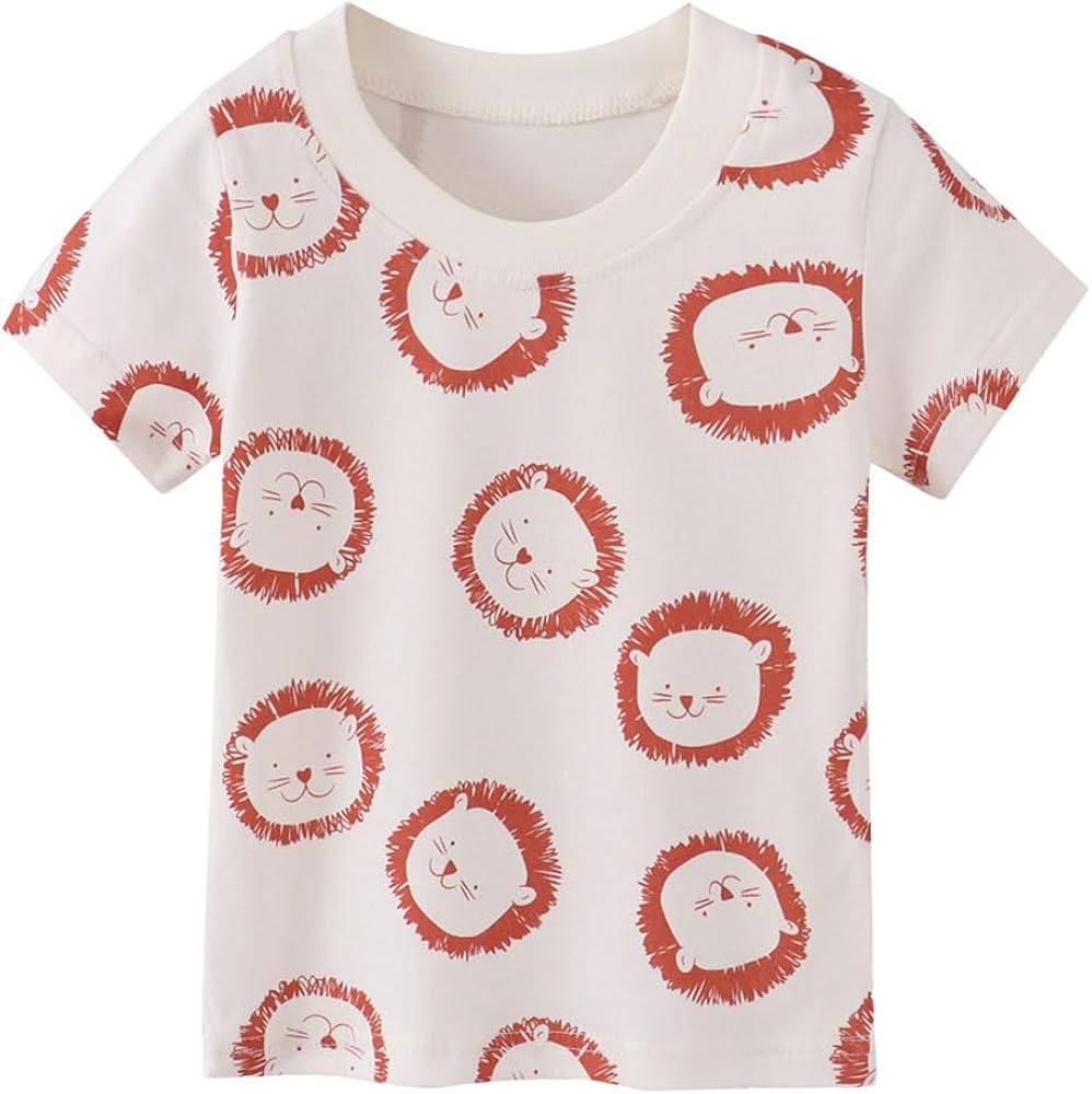 Little Boys O-Neck Bottoming Shirt Children Simple Casual Short Sleeve T-Shirt Kid Cotton Tops