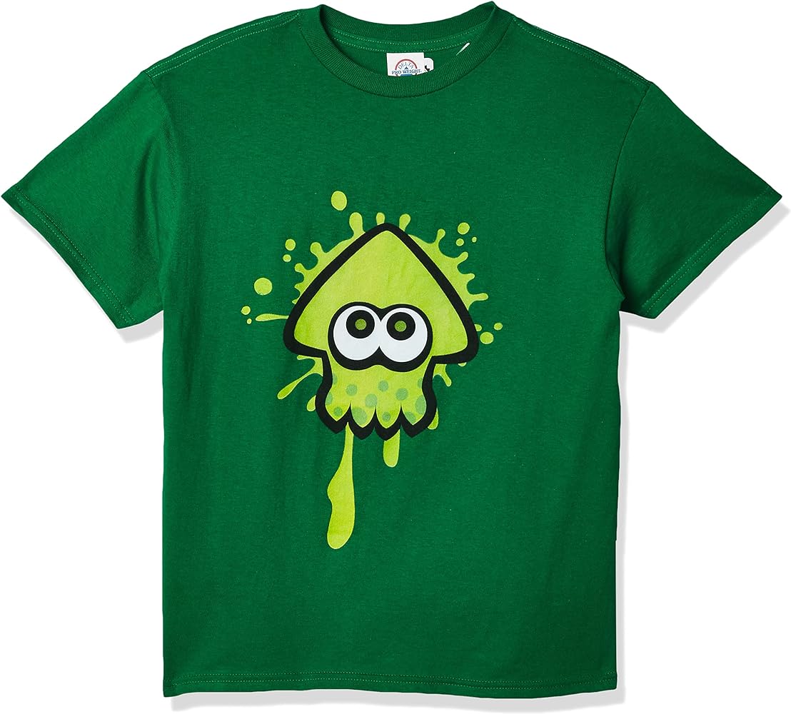 Nintendo Boy's Team Green T-Shirt