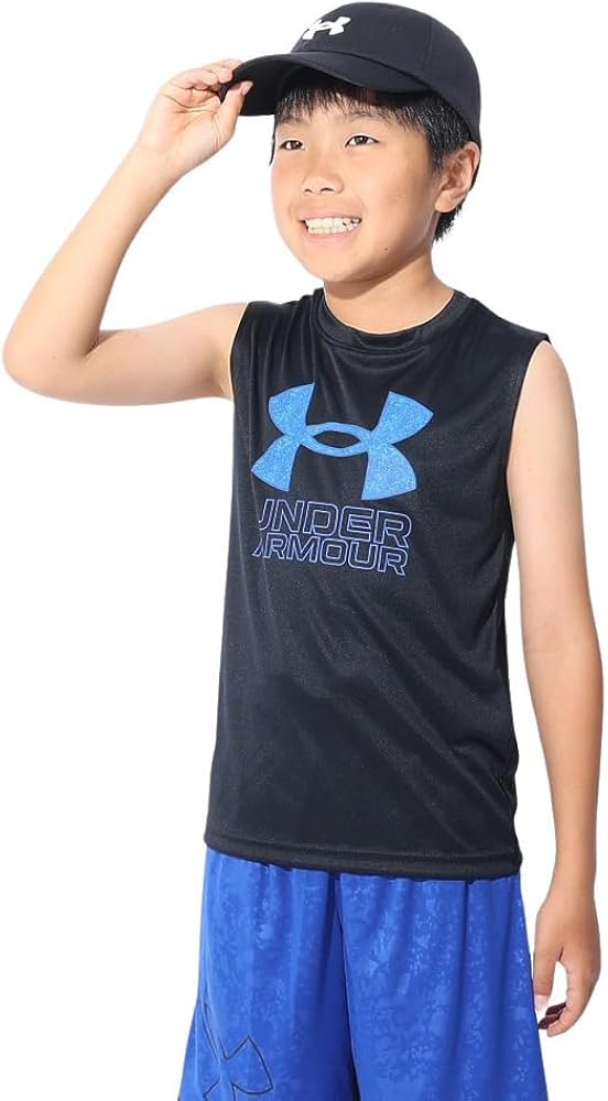 Under Armour Boys' Tech Hybrid Print Tank Top