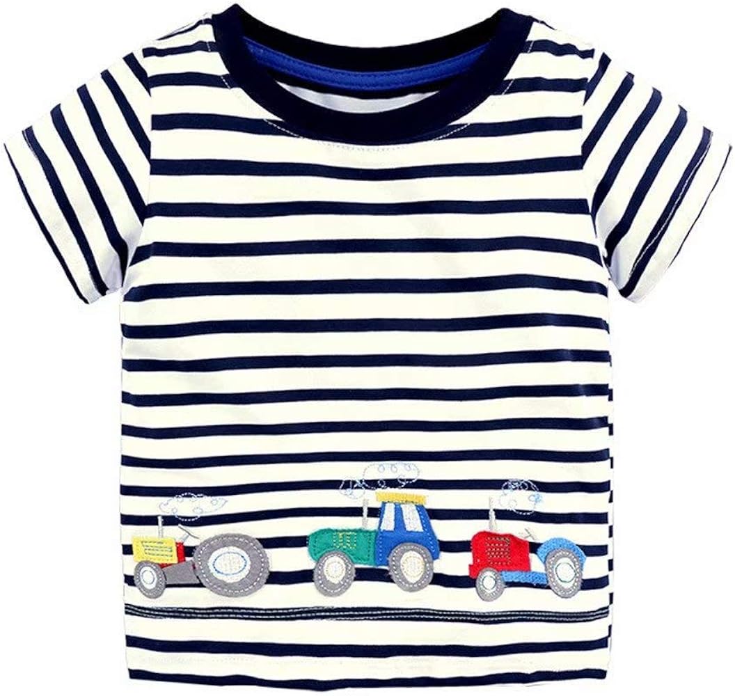 Casual Baby Boys t-Shirts Summer Short Sleeve Kids Tee Shirts Cotton Tops