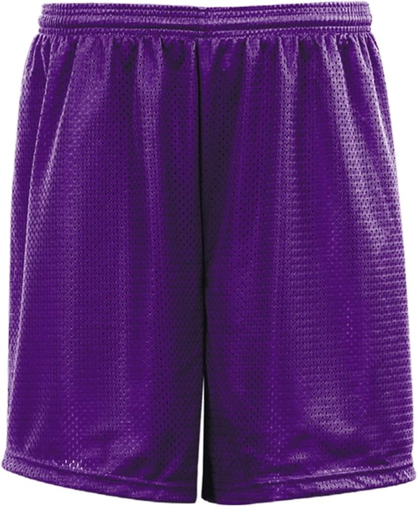 C2 Sport 5209 - Mesh Youth Shorts, Purple, Large