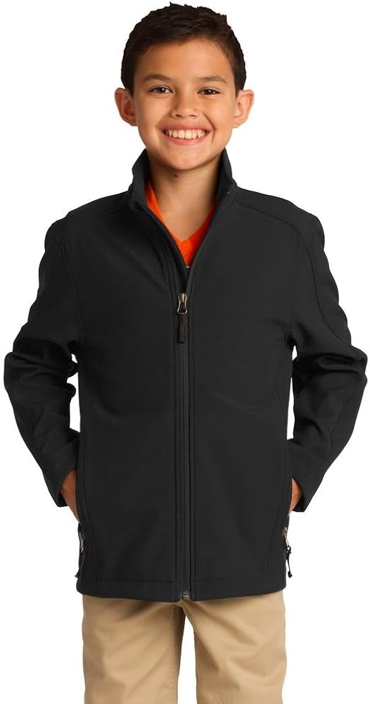 Port Authority Youth Core Soft Shell Jacket> Black Y317