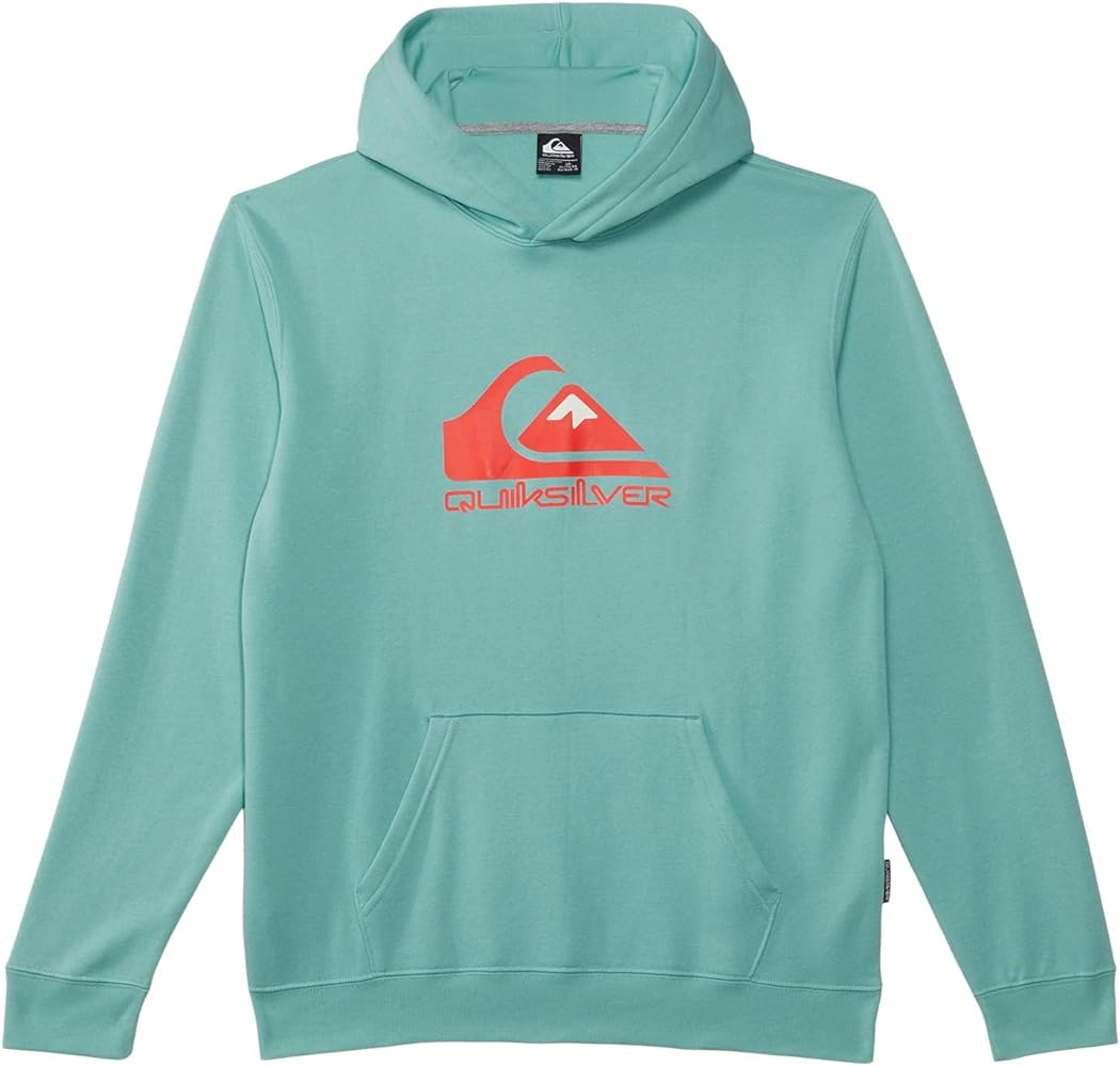 Quiksilver Boy's Big Logo Hood Pullover Hoodie Sweatshirt