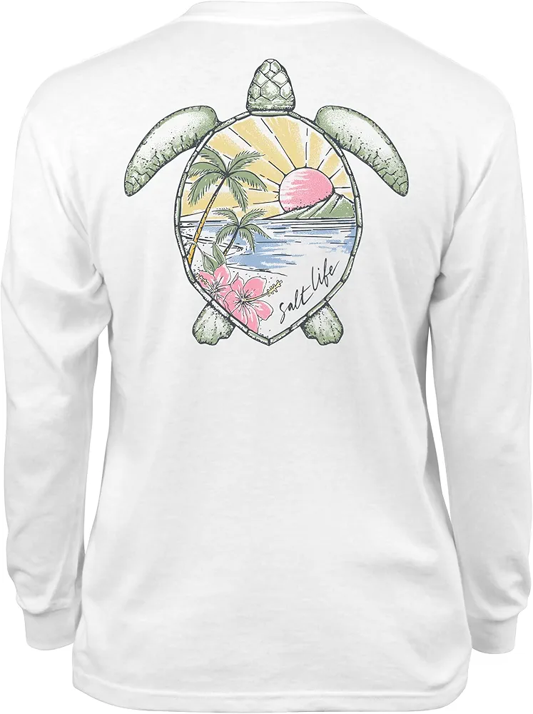 Salt Life Boys' Scenic Turtle Youth Long Sleeve Tee