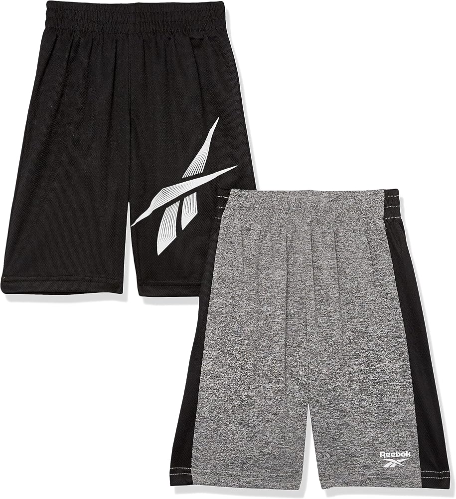 Reebok Boys' 2-Pack Performance Shorts Multipack