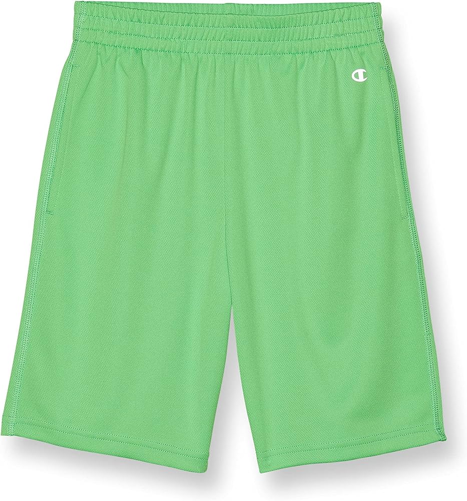 Champion Boys Shorts, Athletic Shorts for Boys, Lightweight Shorts for Kids, Graphics, 8"