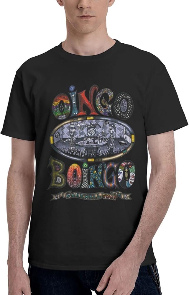 Oingo Boingo T Shirt Boys Summer Comfortable Fit Soft Short Sleeve Round Neck Basic Tee Tops