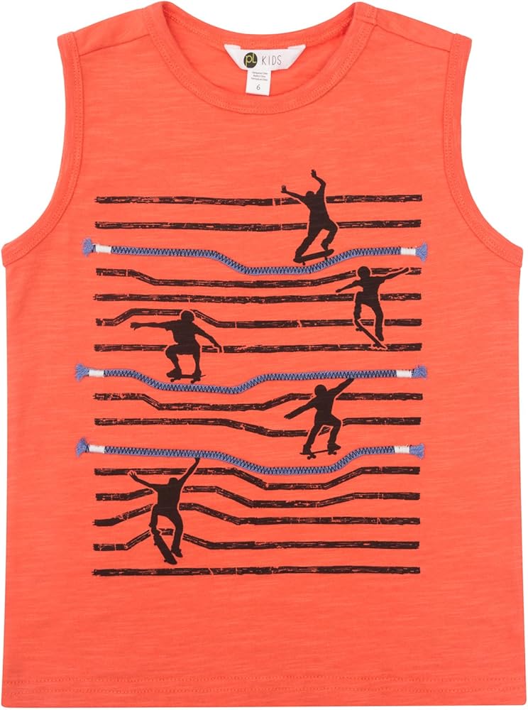 Petit Lem Big Tank Top for Boys, Comfortable and Stylish