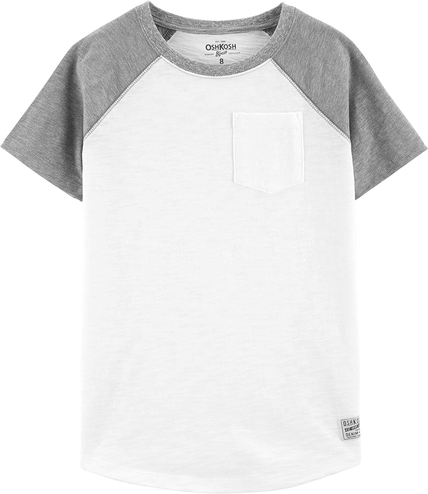 OshKosh B'Gosh Boys' Short Sleeve Raglan Shirt