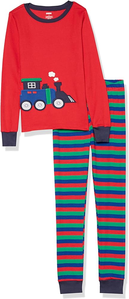 Gymboree Gymmie Long Sleeve and Pant Cotton 2-Piece Pajama Sleepwear Sets, Big Kid, Toddler