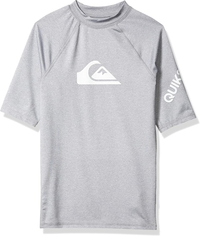 Quiksilver Boys' All Time Short Sleeve Youth Rashguard Surf Shirt