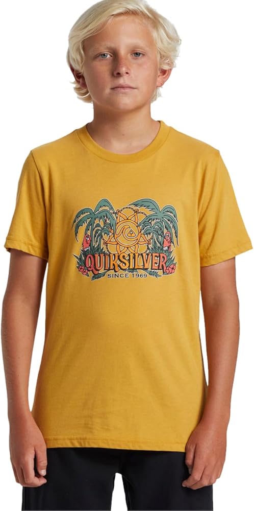 Quiksilver Boy's Dala Jungle Short Sleeve Tee Shirt