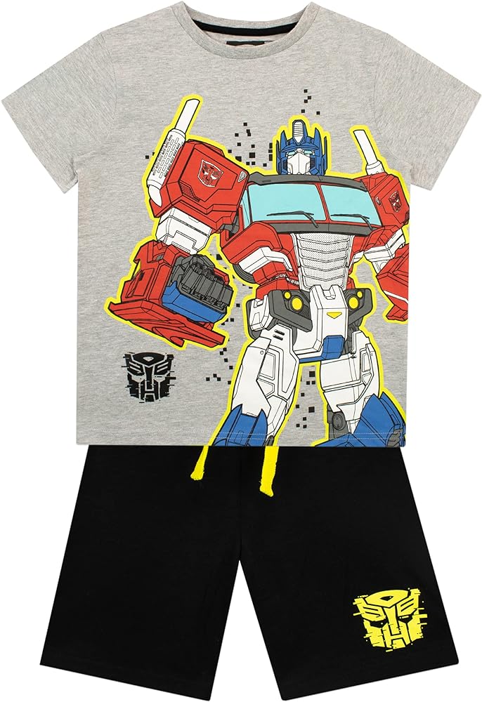 Transformers Boys T-Shirt and Shorts Set Optimus Prime