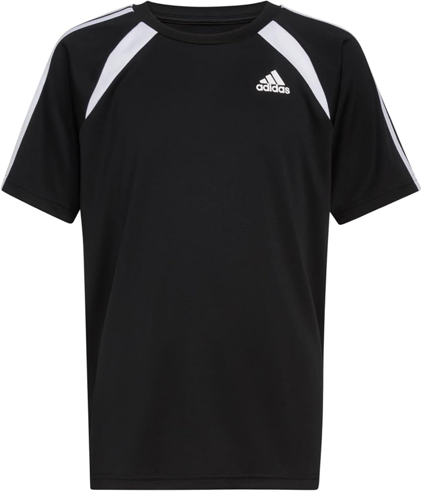 adidas Boys' Short Sleeve Aeroready Soccer T-Shirt Jersey Tee