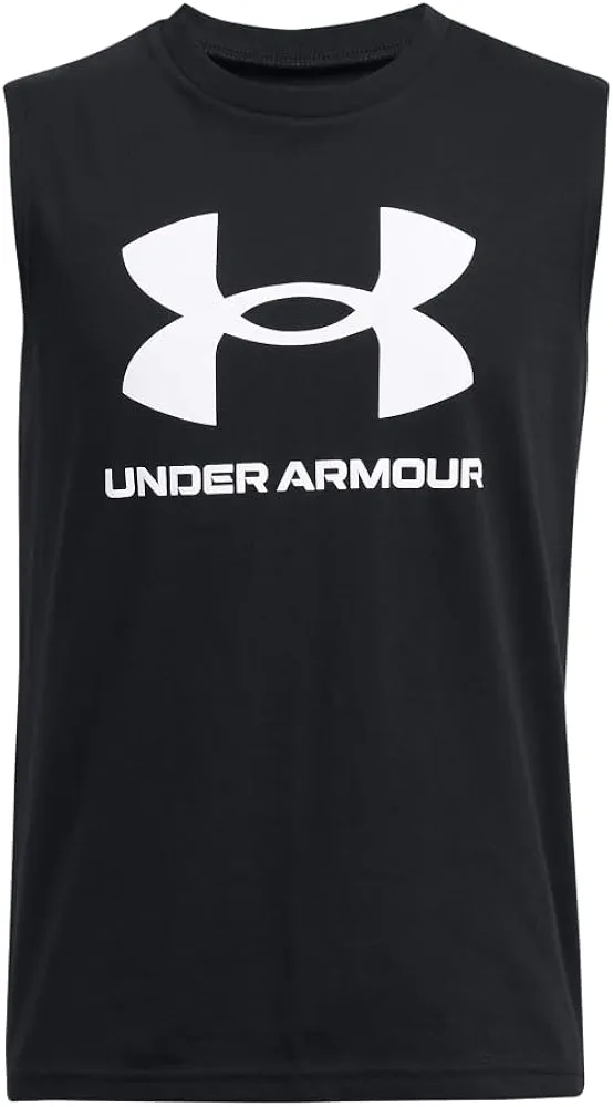 Under Armour Boys' Sportstyle Logo Tank Top