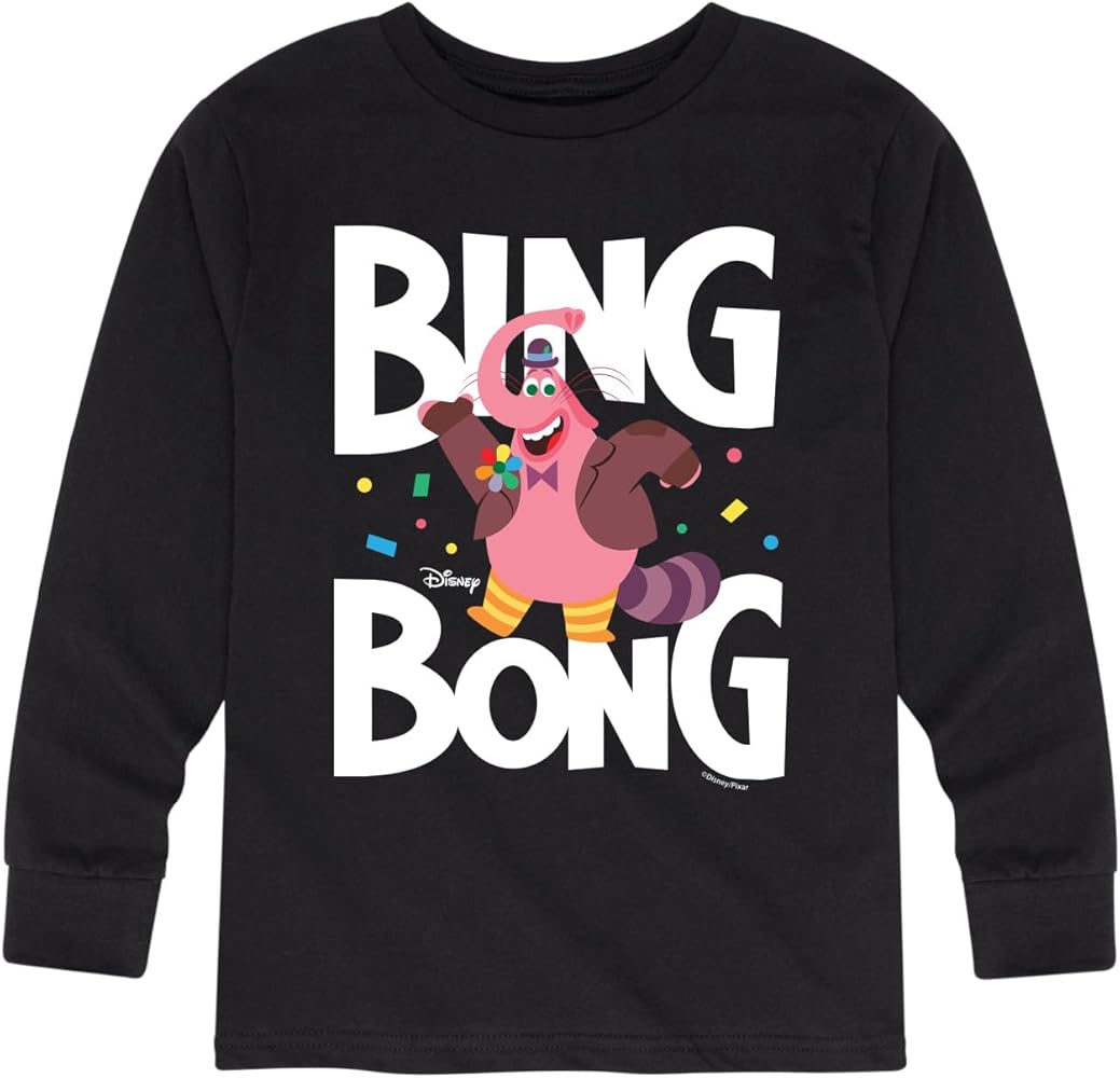 Disney Inside Out - Bing Bong - Toddler and Youth Long Sleeve Graphic T-Shirt