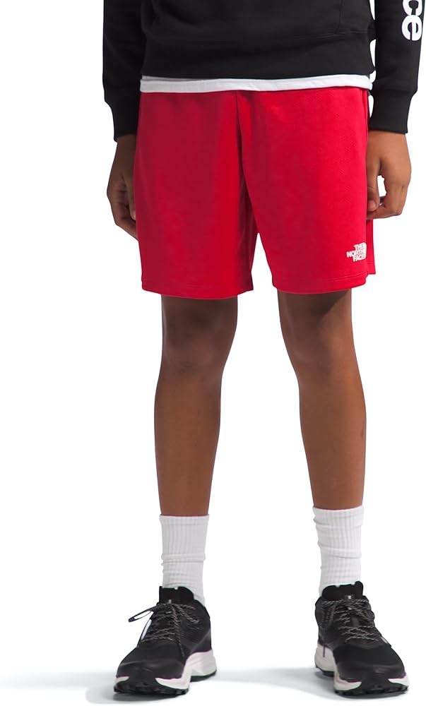 THE NORTH FACE Boys' Never Stop Knit Training Short, TNF Red, Large