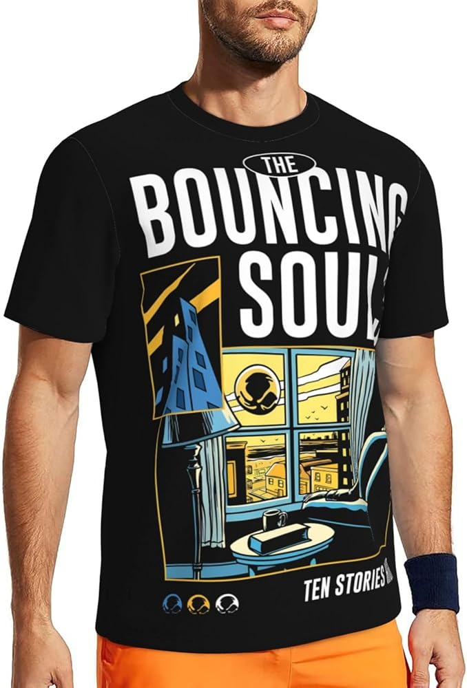 Band T Shirt The Bouncing Souls Men's Summer O-Neck Clothes Short Sleeve Tops