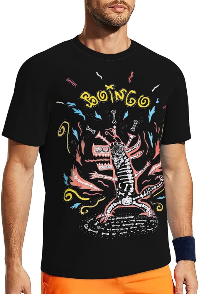 Band T Shirt Oingo Boingo Mens Summer O-Neck Clothes Short Sleeve Tops