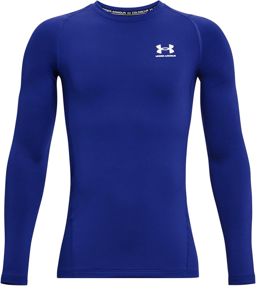 Under Armour Boys ColdGear Long Sleeve Baselayer - Dual-Layer Fabric