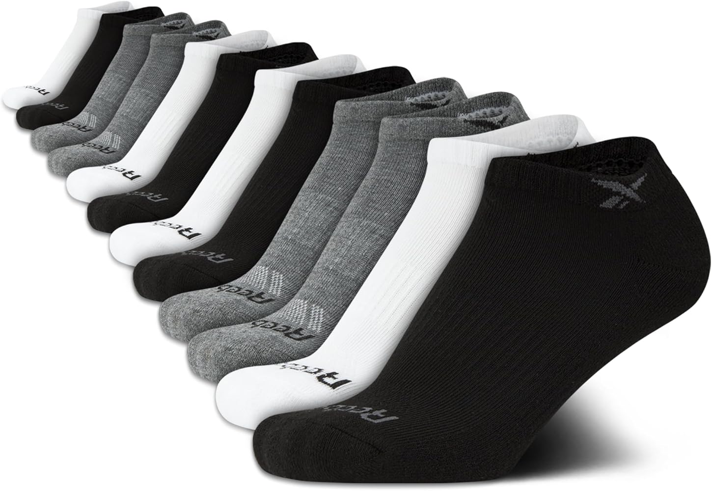 Reebok Boys' Socks - Athletic Low Cut Ankle Socks (12 Pack)