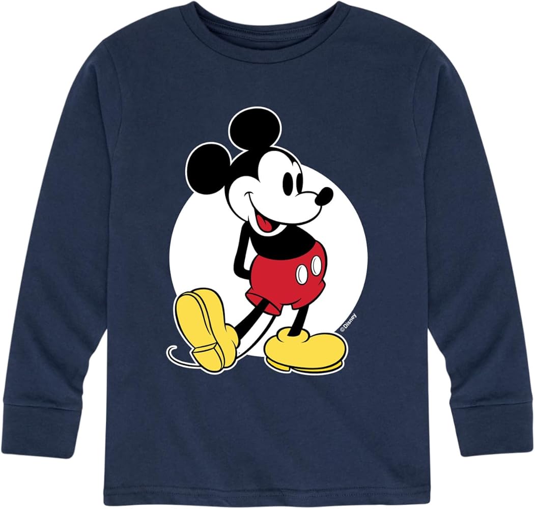 Disney Mickey & Friends - Mickey Classic - Toddler and Youth Long Sleeve Graphic T-Shirt