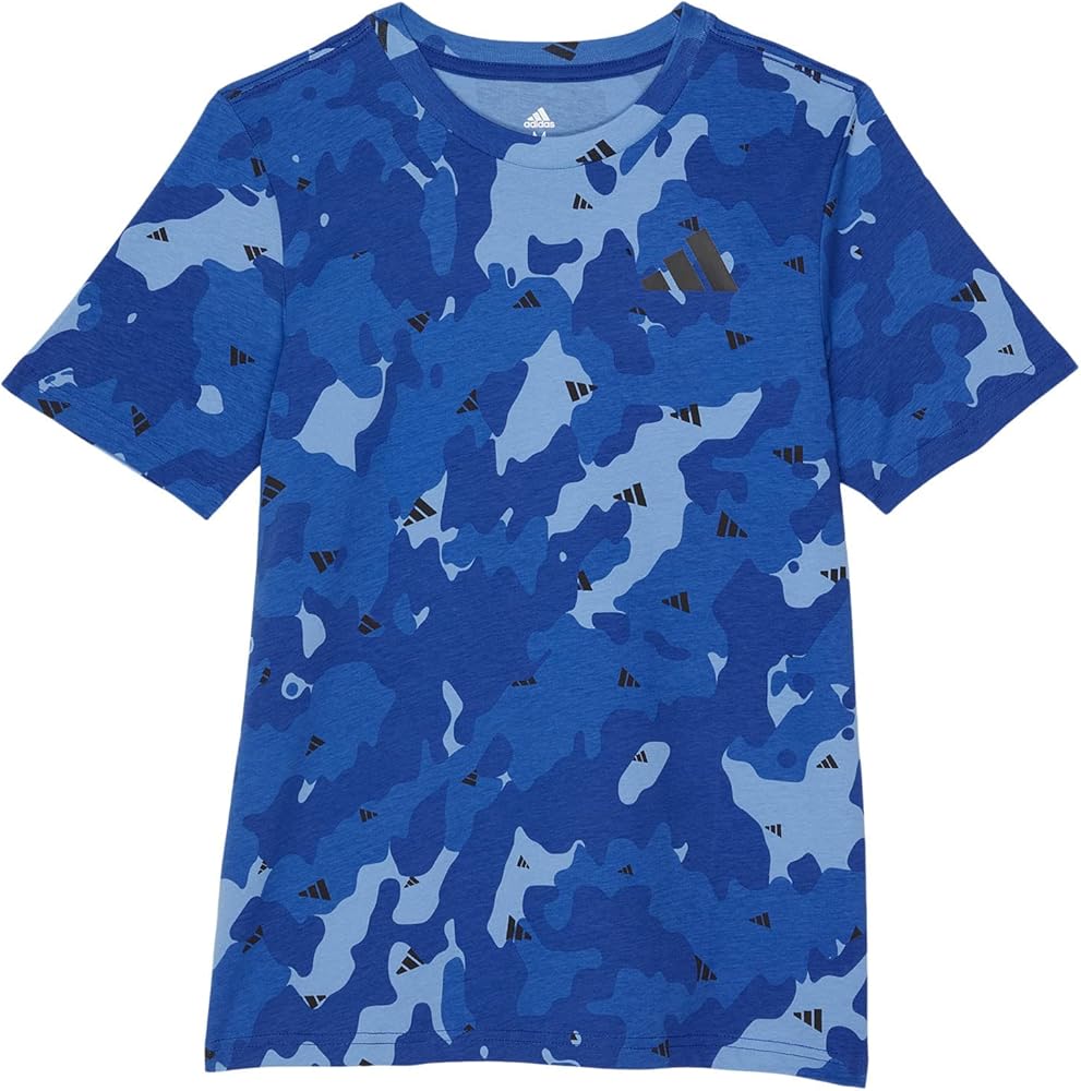 adidas Boy's Strength Camo All Over Print Tee (Big Kids)