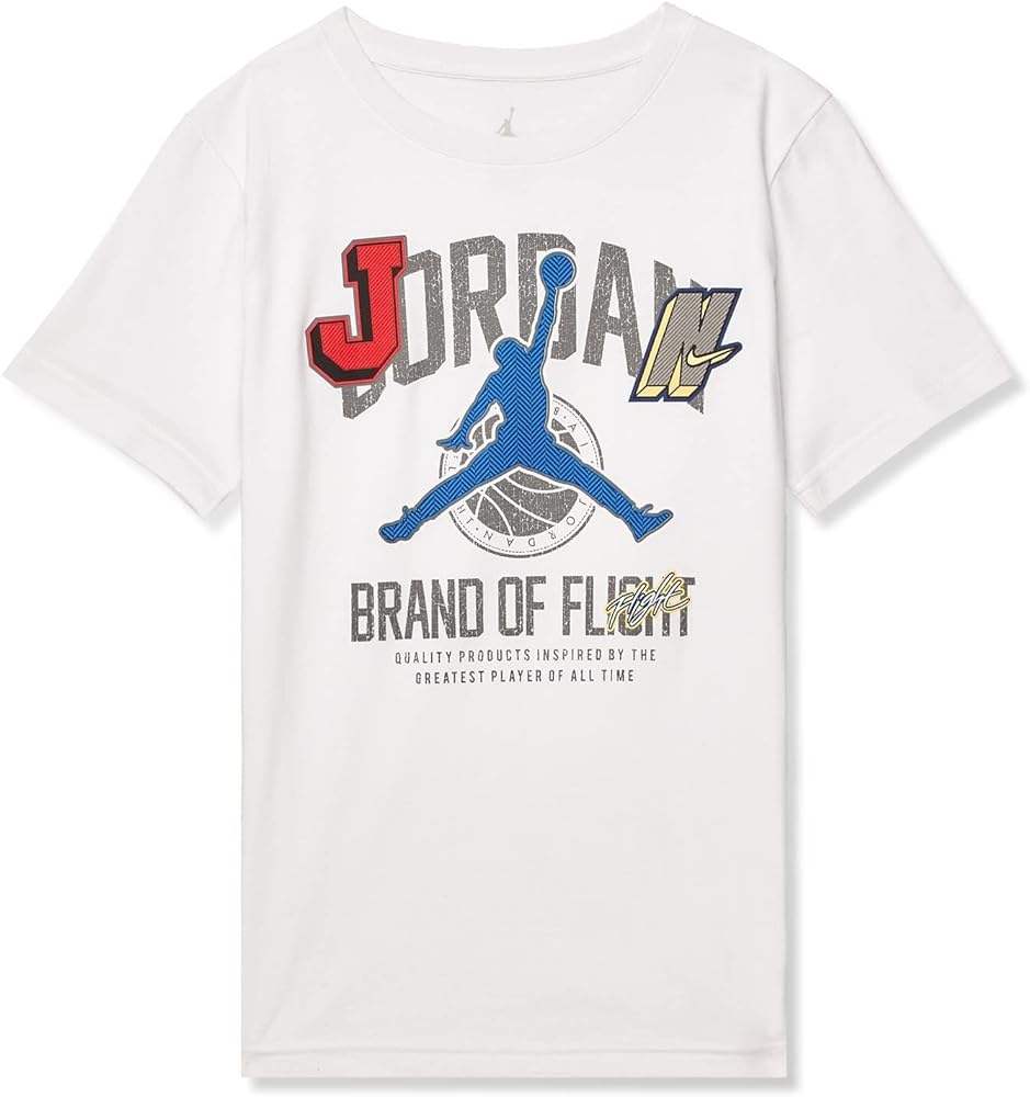 Jordan Boy's Gym 23 Tee (Big Kids) White MD (10-12 Big Kid)