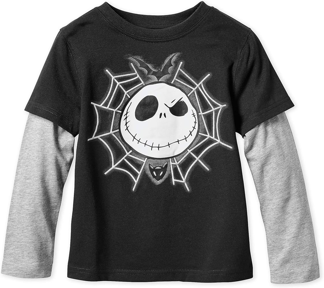 Disney Jack Skellington Layered T-Shirt for Boys Multi