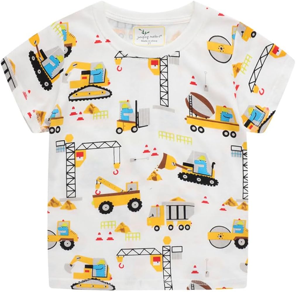 Boys T Shirts Summer T-Shirts Short Sleeve T Shirts Tees Tops Shirts Kids T-Shirts for Boys Cotton T-Shirts-43