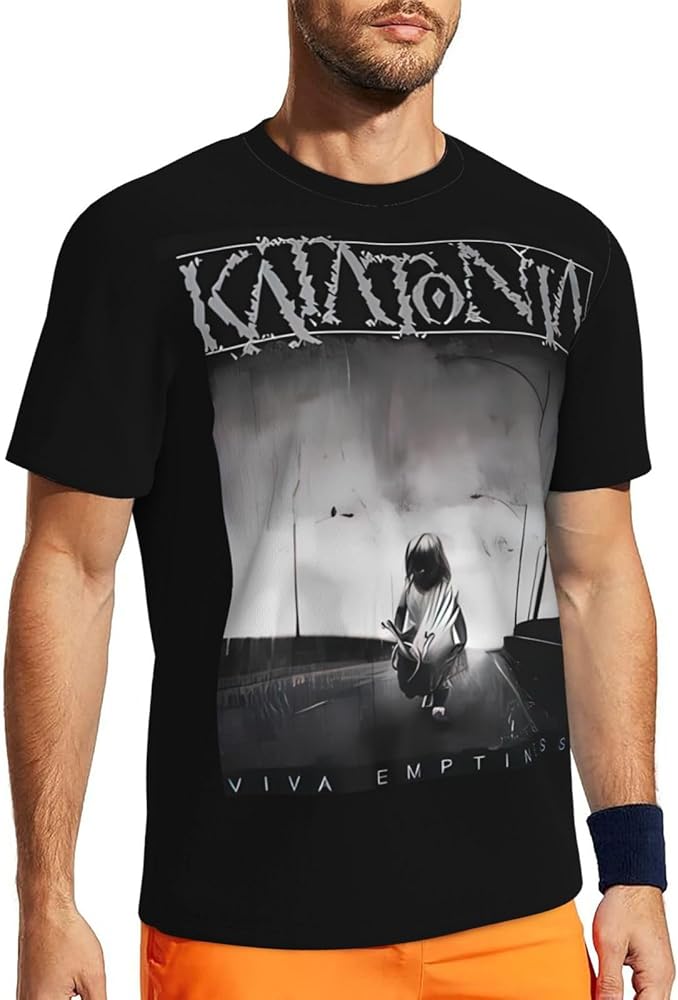 Band T Shirt Katatonia Man's Summer Round Neck Tee Short Sleeve Tops