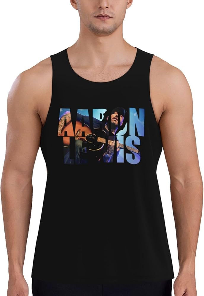 Sleeveless Vest Black Sleeveless Garment for Aaron 2011 Lewis Mans Crew Neck Top Summer Sleeveless Vest for Traveling