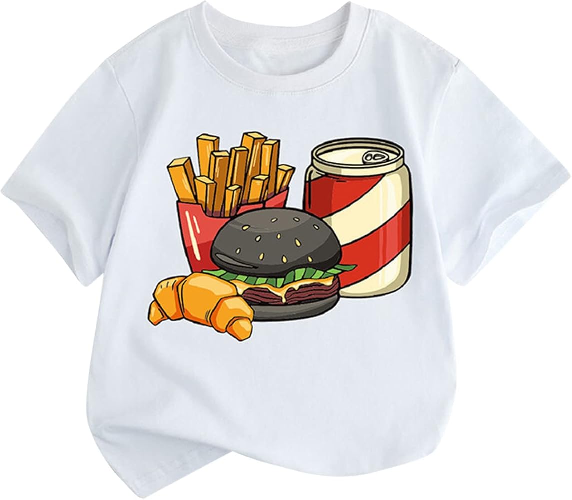 Thermal Long Sleeve 4t Short Sleeve Cartoon Prints T Shirt Tops Boy 5