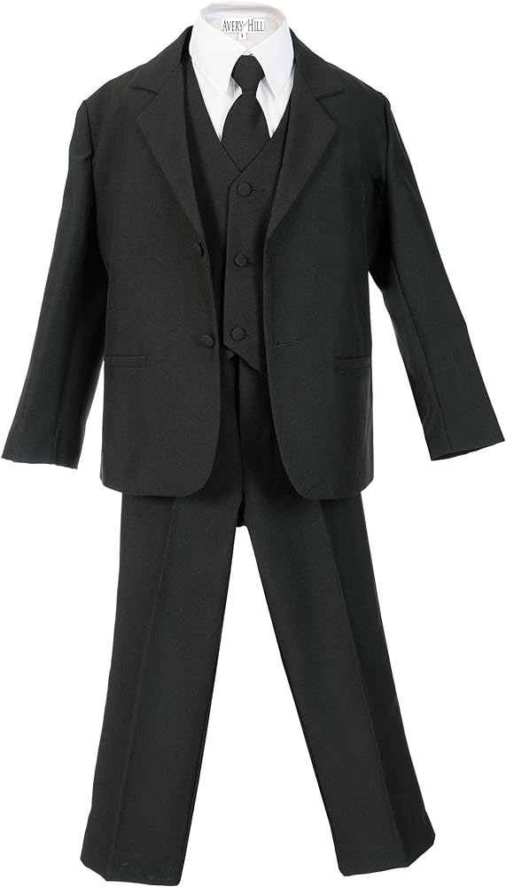 Avery Hill Boys Formal 5 Piece Suit with Shirt and Vest