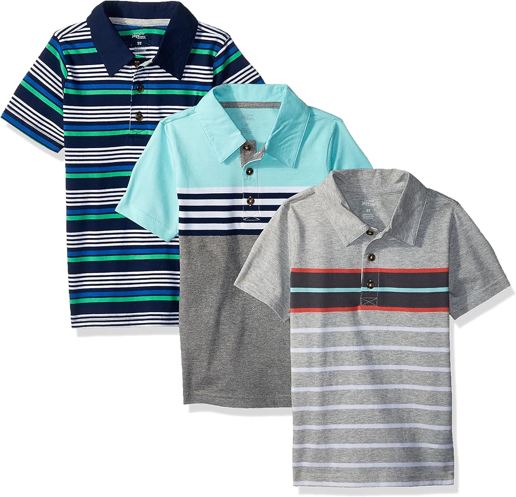 Simple Joys by Carter's Boys' 3-Pack Short Sleeve Polo