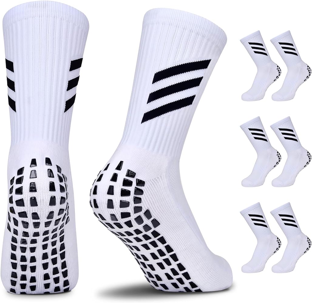 Kids Anti Slip Soccer Socks Soft Breathable Non Slip Athletic Socks Football Sports Sock for Youth Boys Girls