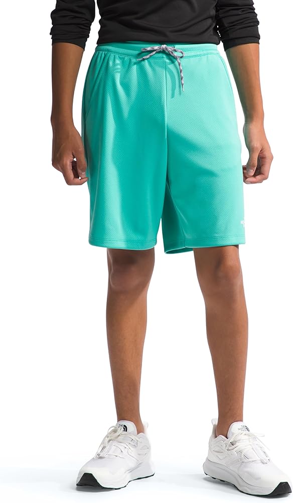 THE NORTH FACE Boys' Never Stop Knit Training Short, Geyser Aqua, Large