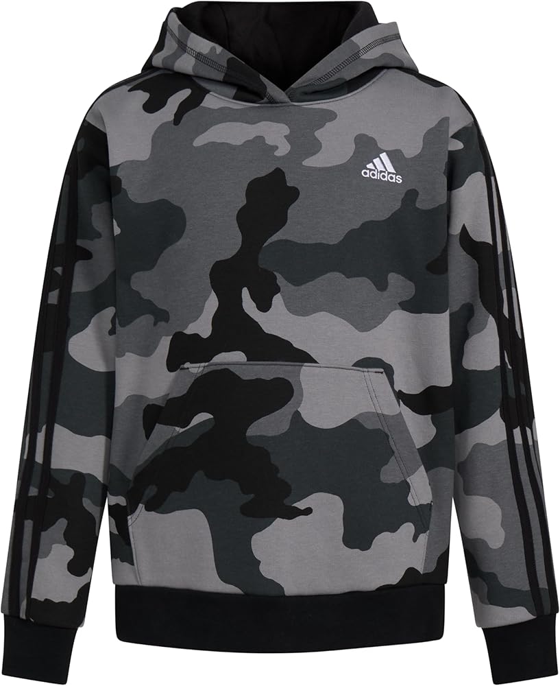 adidas Boys' Long Sleeve Camo Print Hoodie