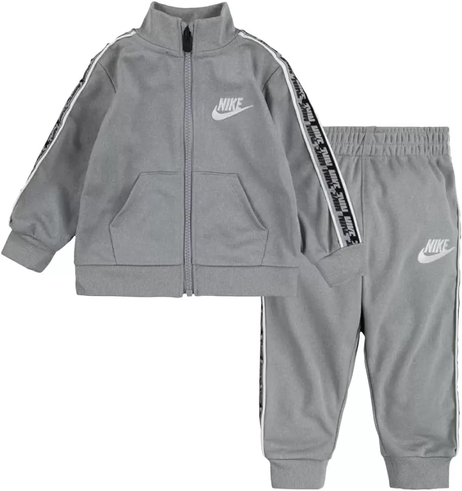 Nike Little Boys Logo Taping Jacket and Pants 2 Piece Set