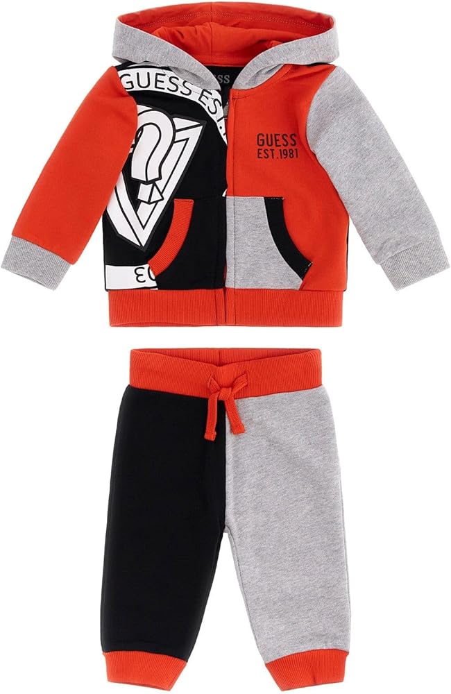 GUESS boys Active Top and Pants Set