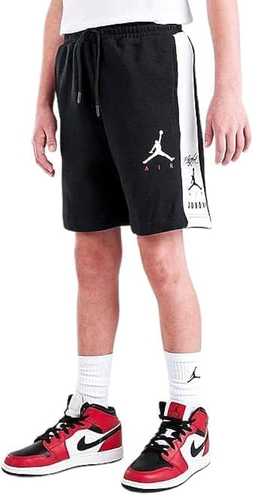 Nike Air Jordan Boys (8-20) Triple Threat Athletic Standard Fit Shorts (as1, Alpha, l, Regular, Regular, Black)