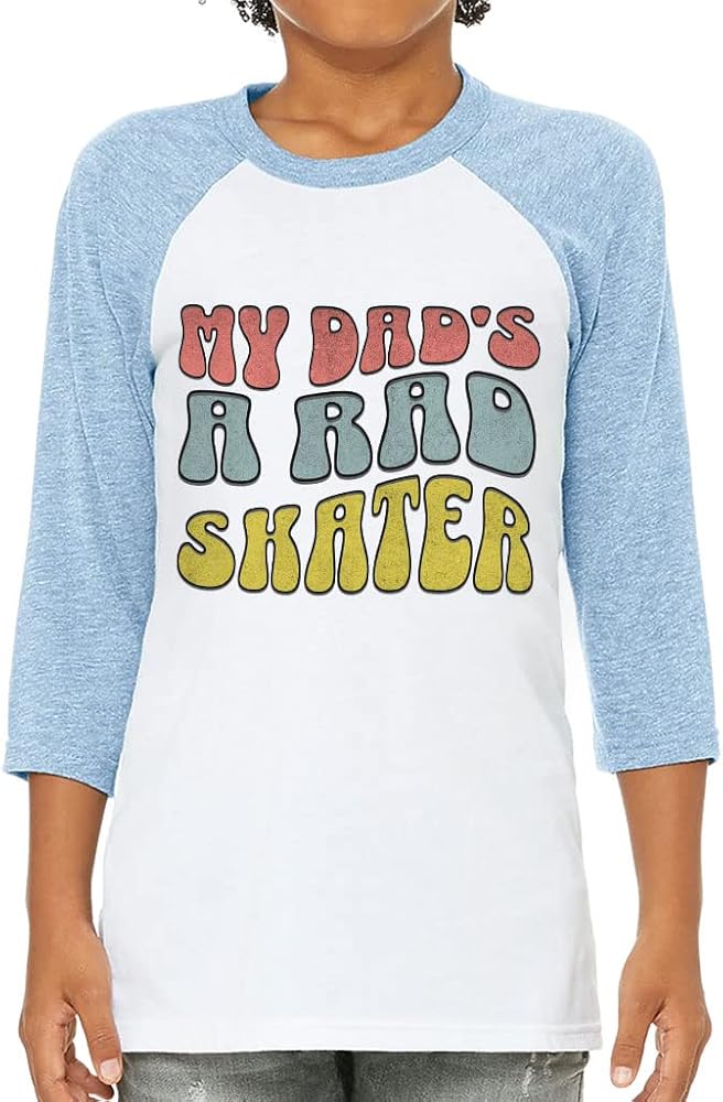 Cool Skateboarding Kids' Baseball T-Shirt - Gifts for Kids - Themed Gifts