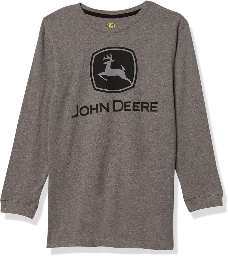 John Deere Little Boys' Basic Trademark Long Sleeve Tee