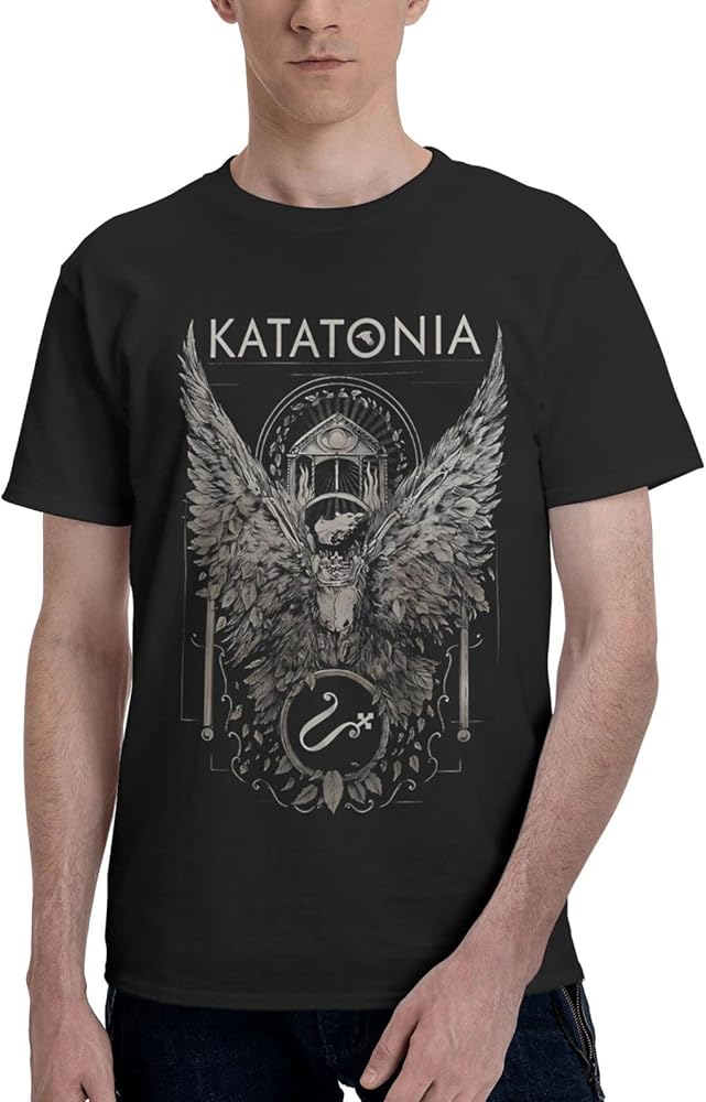 Band T Shirt Katatonia Men's Summer Round Neck Clothes Short Sleeve Tops