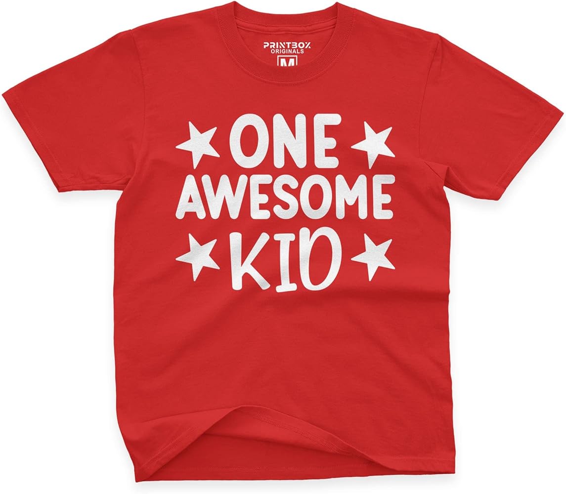 One Awesome Kid, Funny Tshirt for Boys and Girls, Childrens Top, Funny Gifts for Kids T Shirt