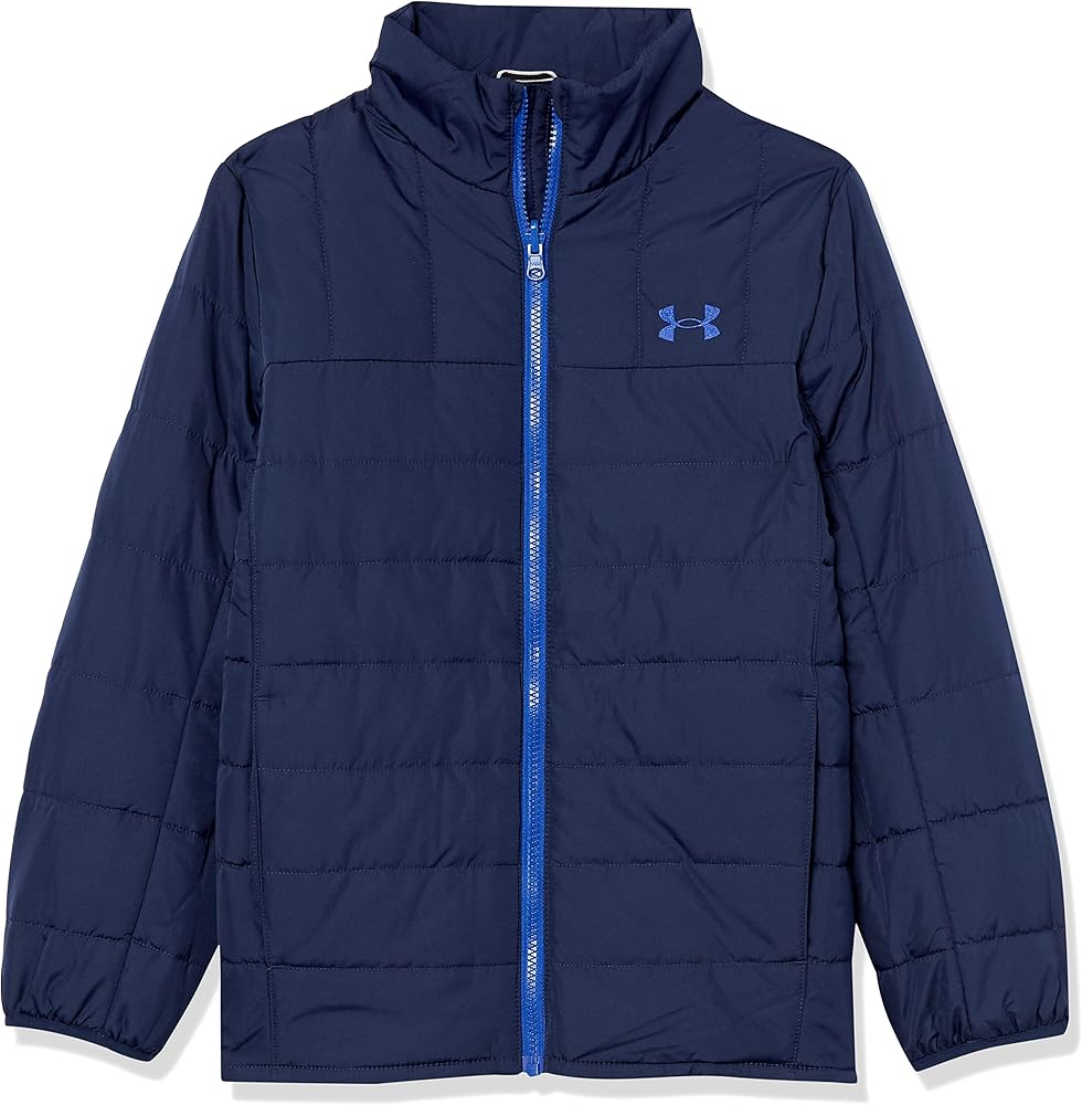 Under Armour boys 3-in-1 Jacket, Removable Hood & Liner, Windproof Water Repellant UA WESTWARD 3 IN 1 JACKET, Royal, Medium US