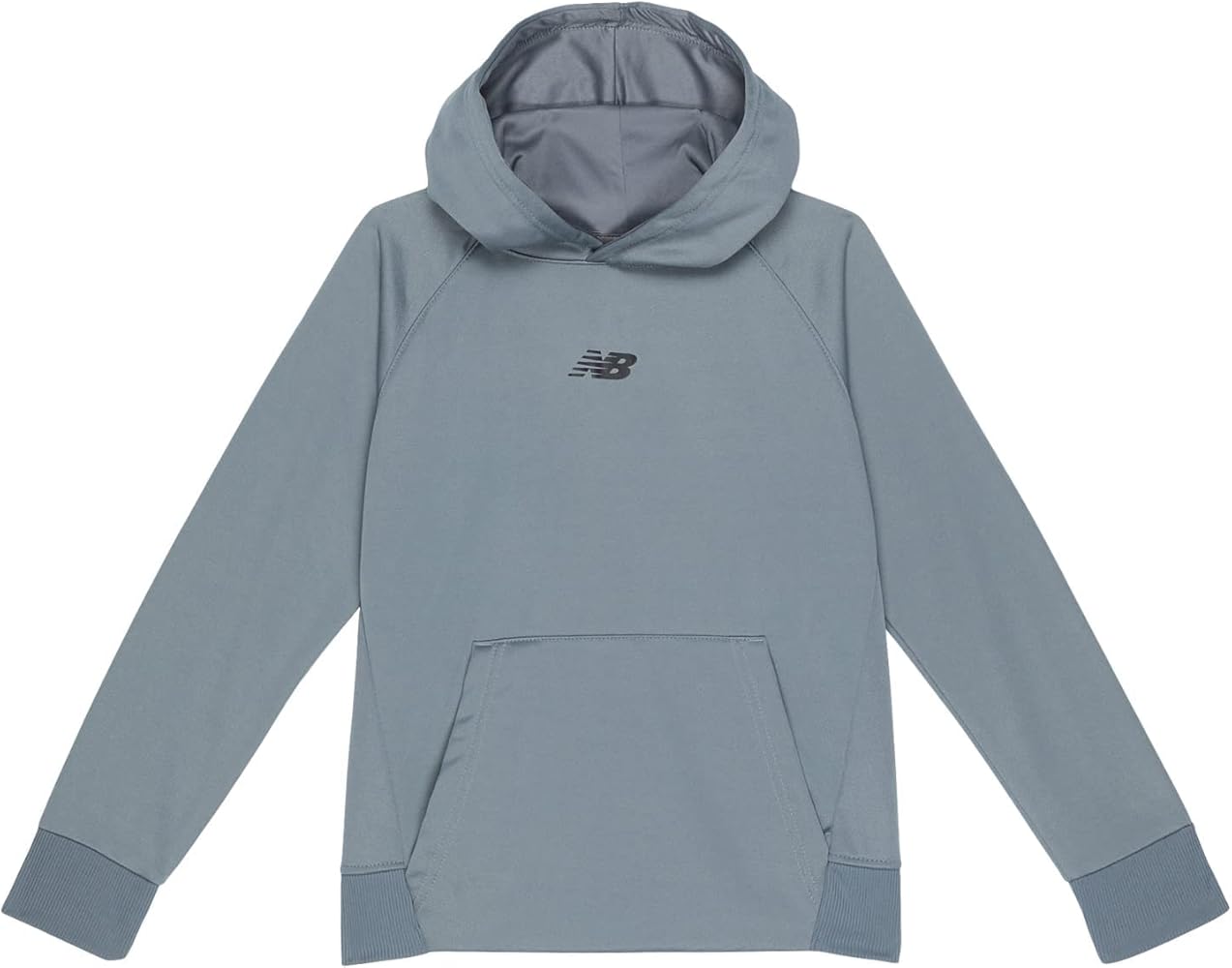 New Balance Boy's Performance Tech Fleece Hoodie (Big Kids) Gunmetal LG (14-16 Big Kid)